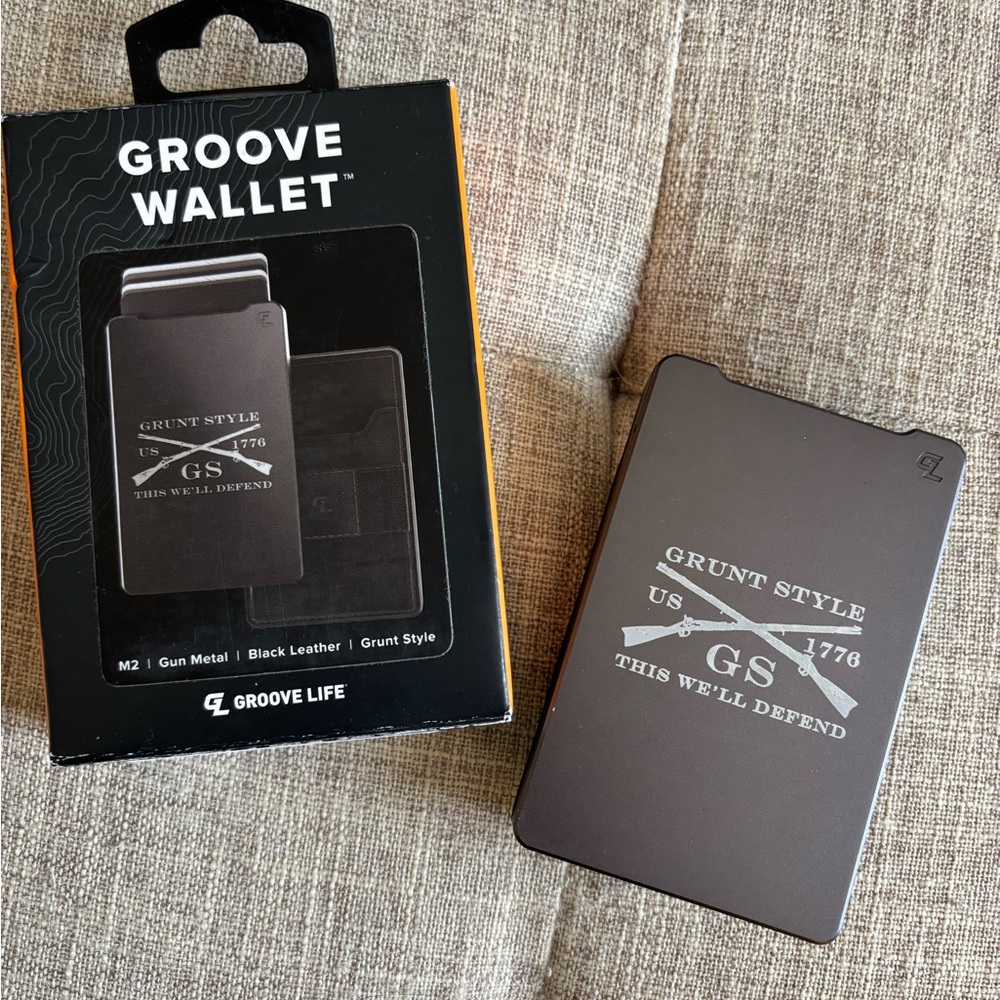 Groove Life Gun Metal Grunt Style Wallet